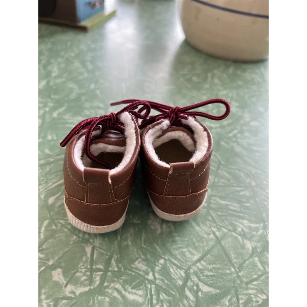 toddler boy shoe size 0-3 months brown‎ leather dress shoes